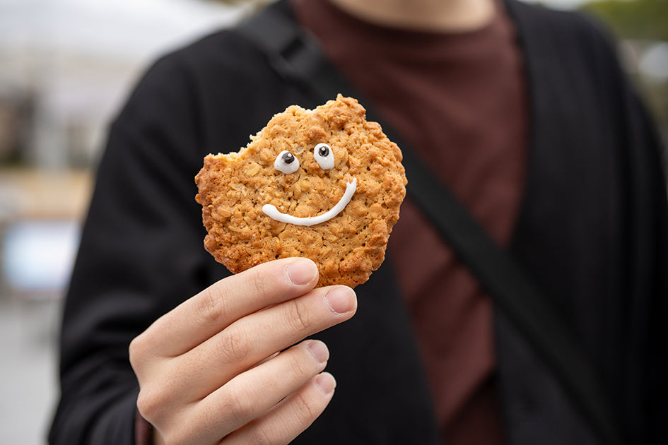 プレーンオートミールクッキー