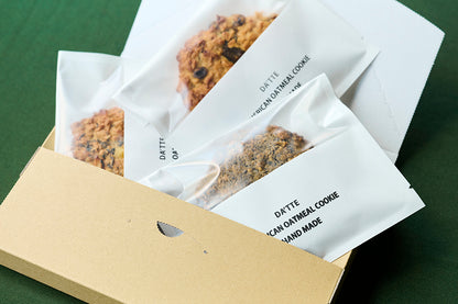 【3枚入り】お得なオートミールクッキー詰め合わせ ギフトボックス- SMALL