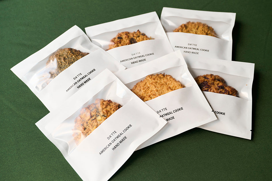 【6枚入り】お得なオートミールクッキー詰め合わせ ギフトボックス- LARGE